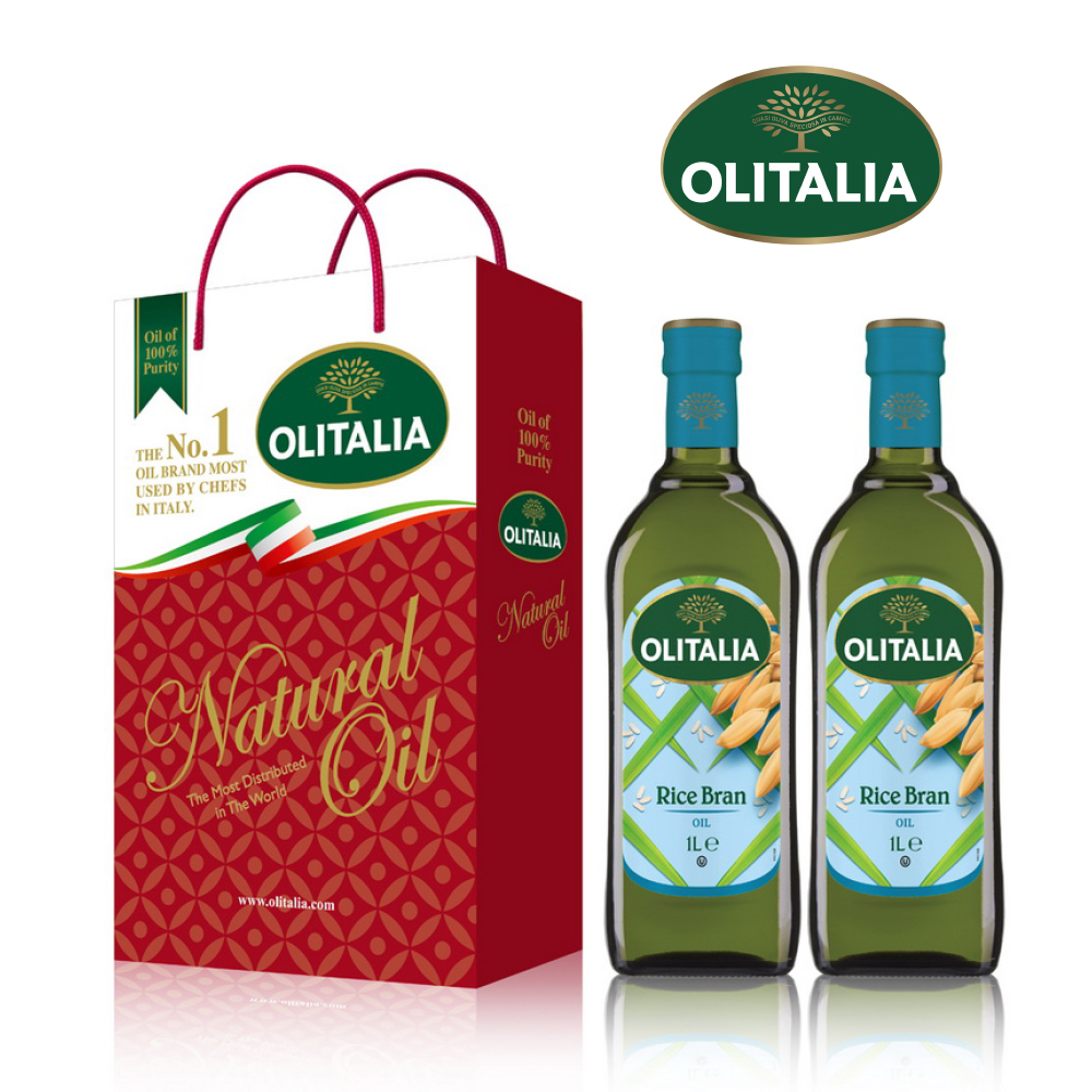 Olitalia奧利塔 玄米油禮盒組(1000mlx2瓶)