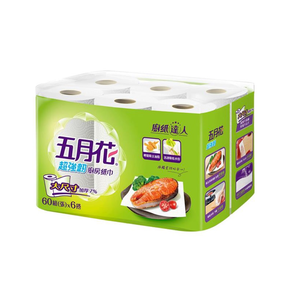五月花超強韌廚房紙巾(1箱)