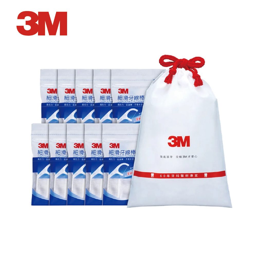 3M 細滑牙線棒散裝分享包 (500支x3入)