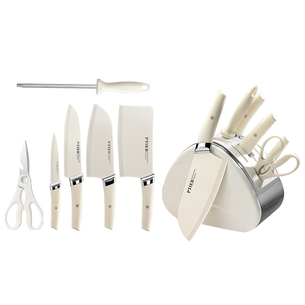德國PTIEB陶瓷不鏽鋼抗菌刀具7件組