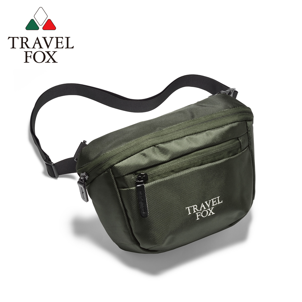 TRAVEL FOX旅狐 輕量防潑水側背包-綠色