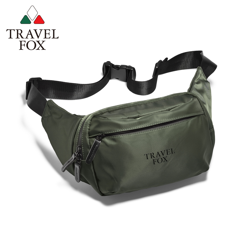 TRAVEL FOX旅狐 防水腰/斜背包-綠色