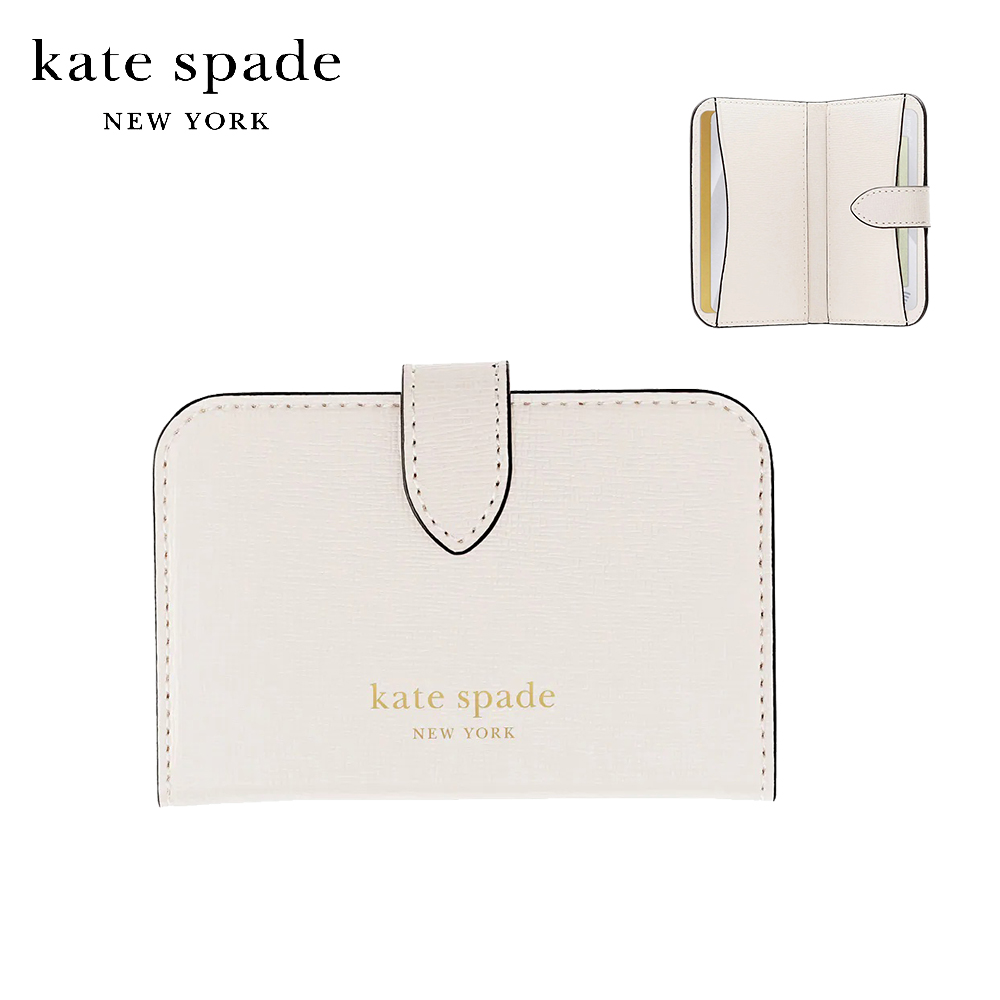kate spade MagSafe迷你掀蓋包(奶油白)