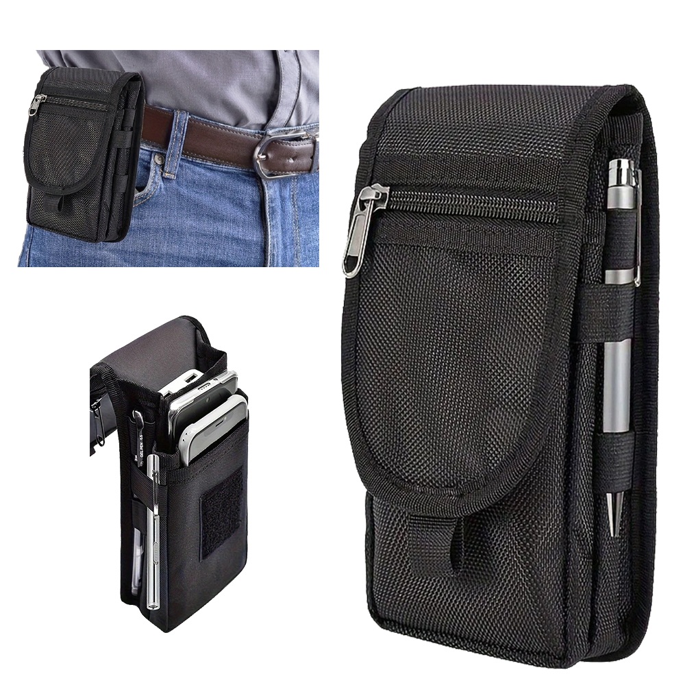 耐磨三層手機、雜物收納腰包