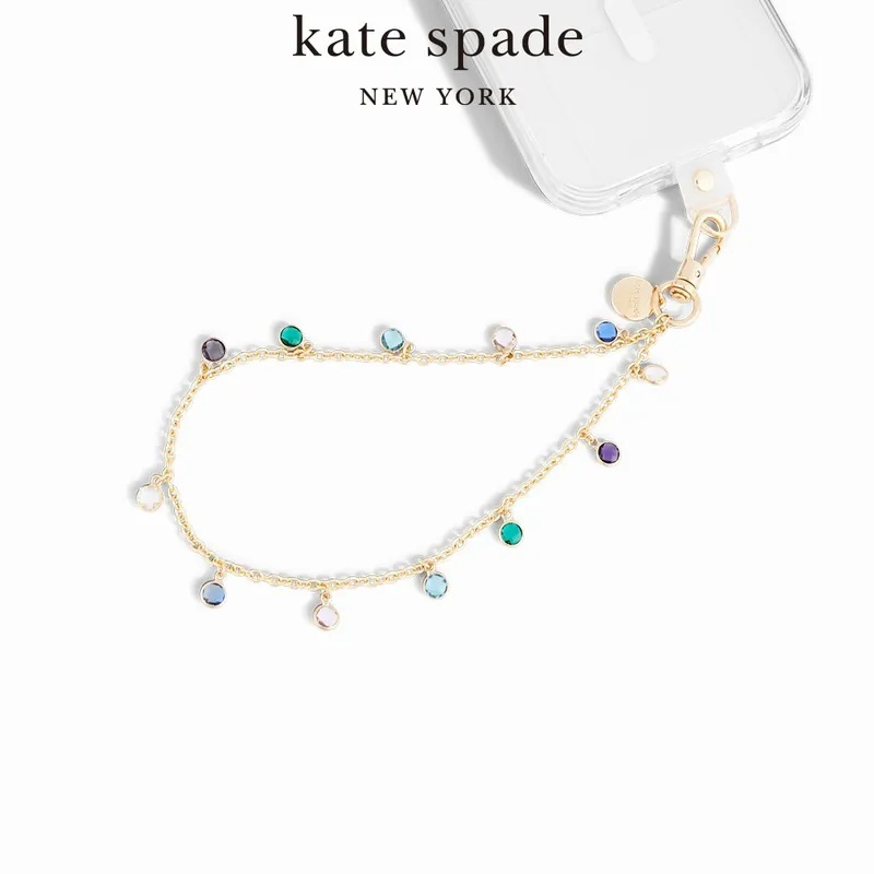 kate spade 手機掛鍊(繽紛彩鑽)