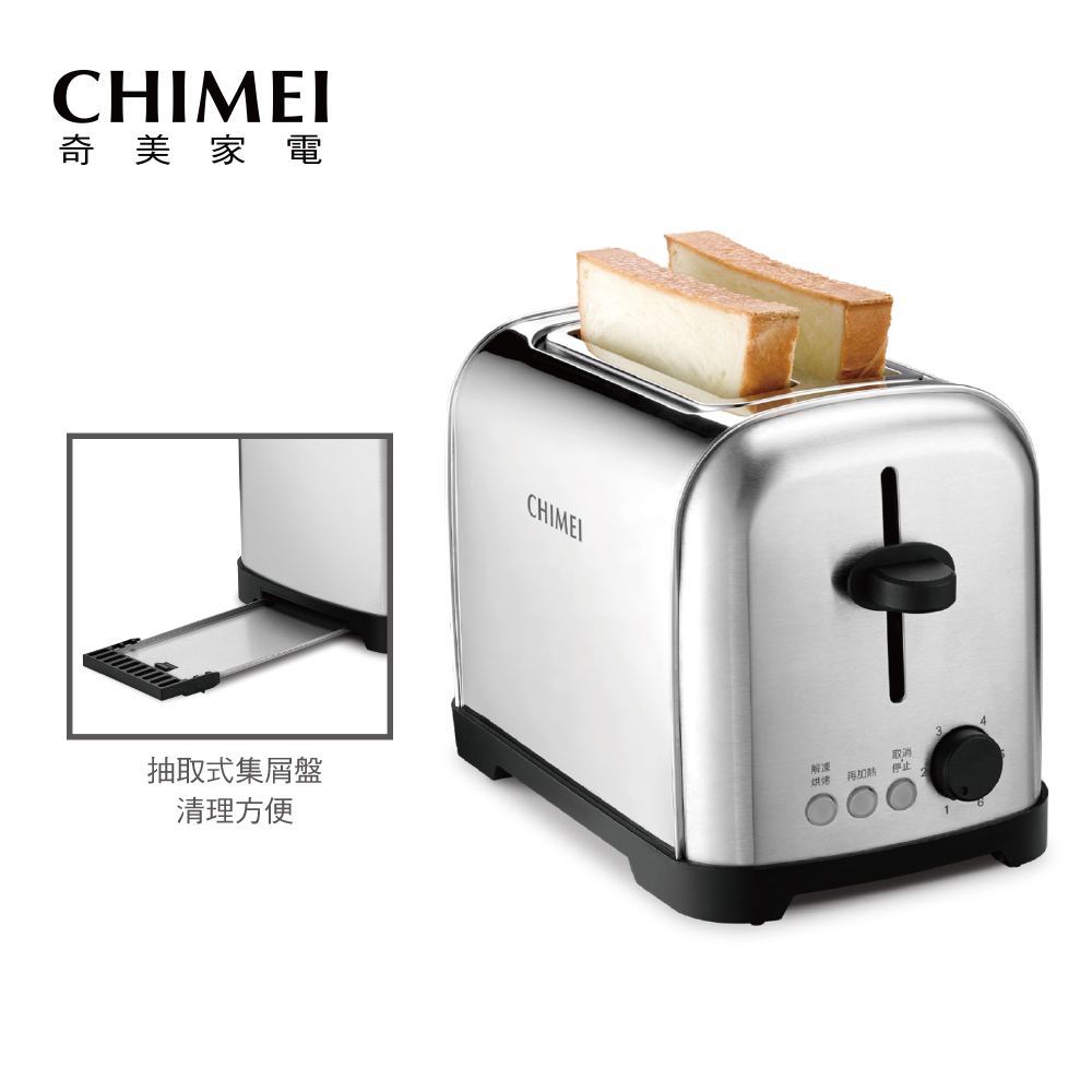 CHIMEI奇美 不鏽鋼厚片烤麵包機