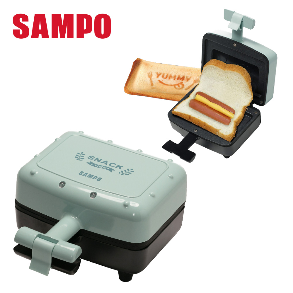 SAMPO聲寶 輕巧三明治機(薄荷綠)