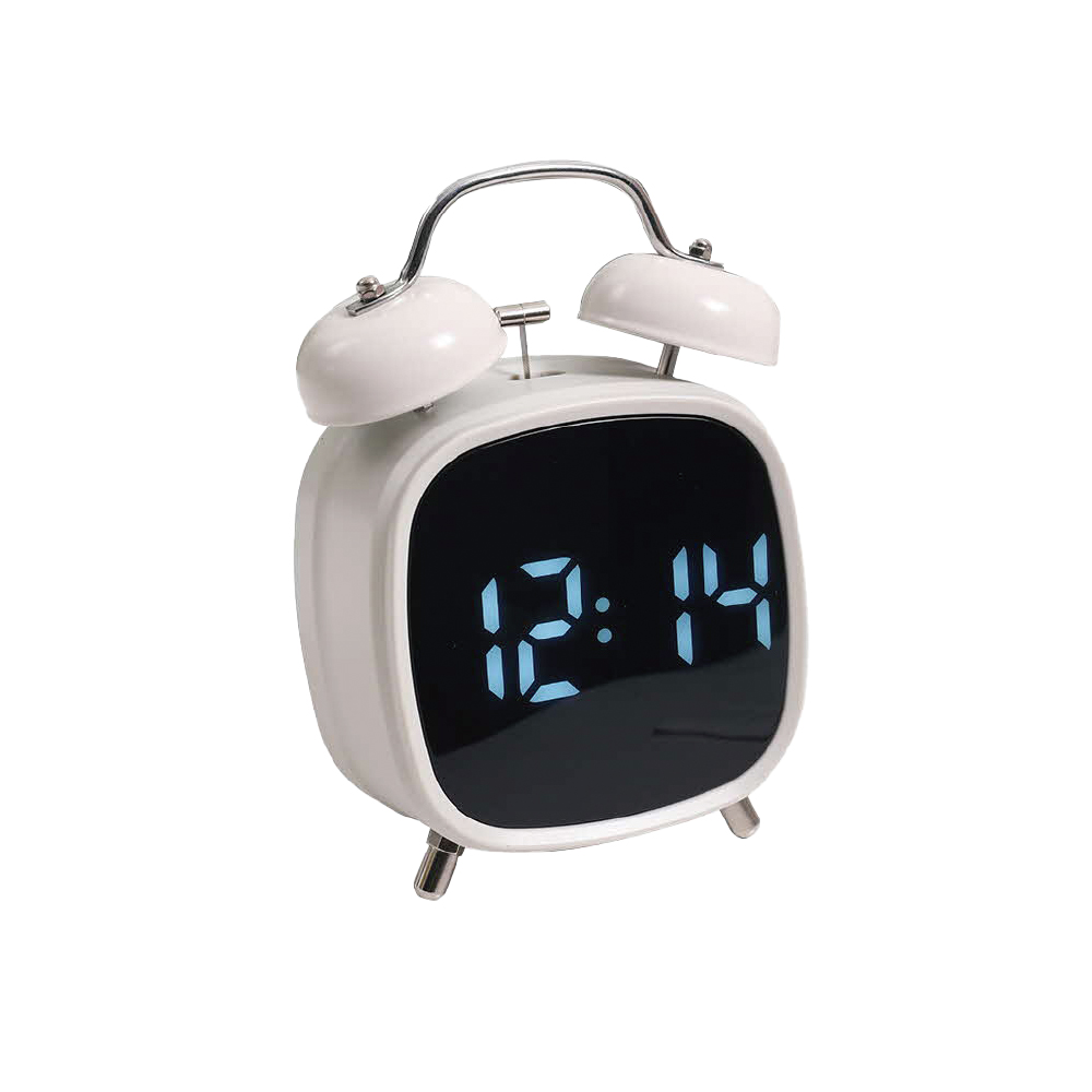 大音量LED雙耳鬧鈴