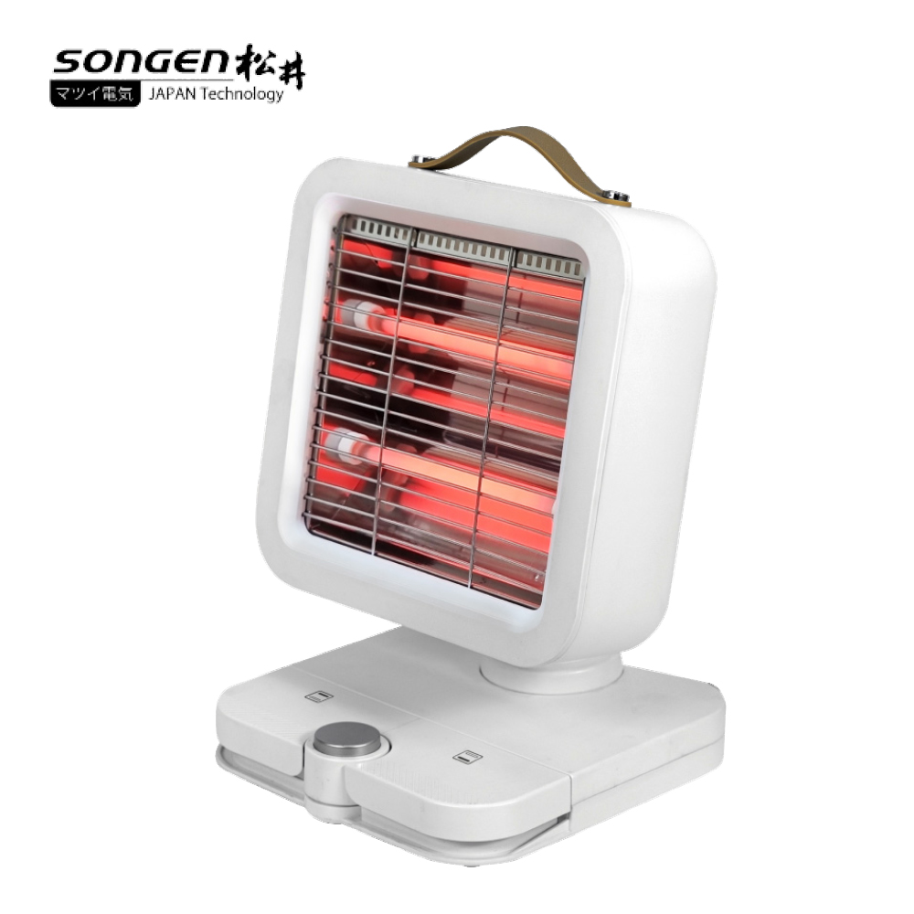 SONGEN松井 遠紅外線雙管碳素可擺頭電暖器
